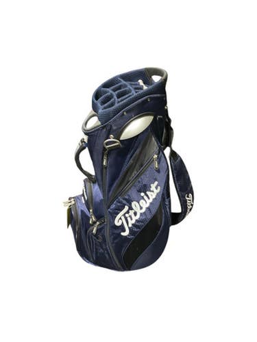 Used Titleist NAVY CART BAG Mens Cart Bag Navy Blue 11834-S000041536