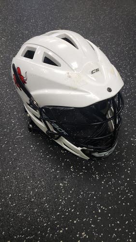 Used Cascade CS Lacrosse Helmet White One Size 11849-S000032675