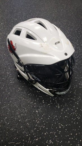 Used Cascade CS Lacrosse Helmet White One Size 11849-S000032675