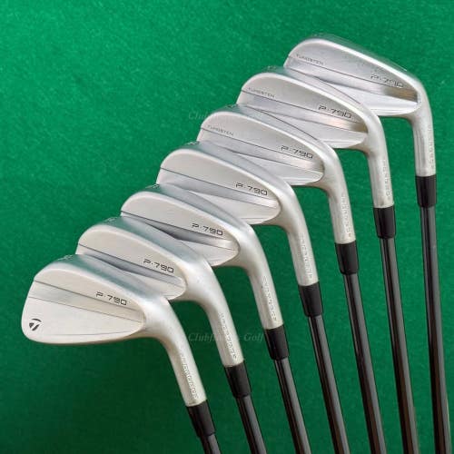 TaylorMade P-790 Forged 2023 5-AW Iron Set Recoil Dart F3 90 Graphite Regular
