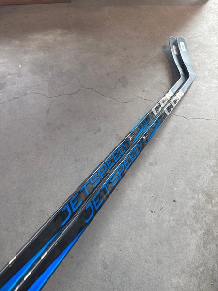 2 PACK 95 Flex P92M Senior CCM Jetspeed FT7 Pro Left Hand Hockey Stick Pro Stock (New) NCAA