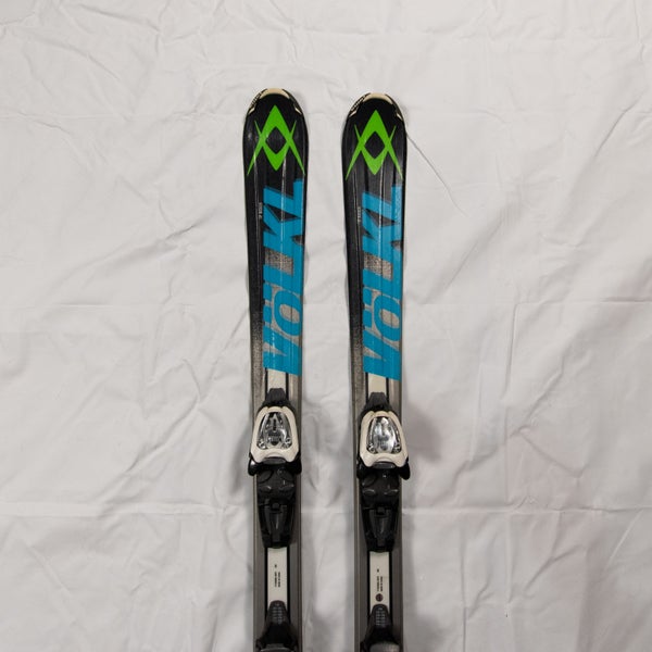 Kid's Volkl 130 cm All Mountain RTM Jr Skis With Bindings (Used)