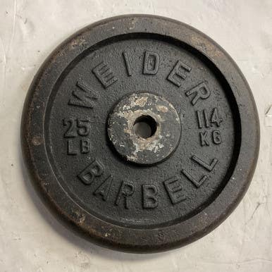 Used Weider Standard Plate 25 lb 11855-S000192664