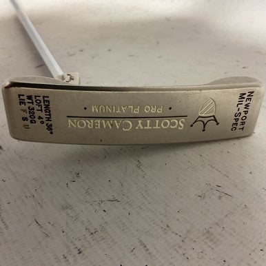 Used Titleist SCOTTY CAMERON NEWPORT PRO PLATINUM Mens Putter RH 11855-S000192617