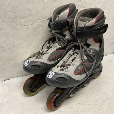 Used Salomon DR 70 Senior Rec Fitness Skates Grey Senior 8.5 11855-S000192609