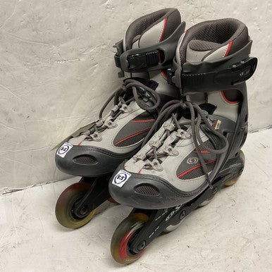 Used Salomon DR 70 Senior Rec Fitness Skates Grey Senior 8.5 11855-S000192609