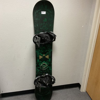 Used Burton DEUCE Mens Board/Bindings Green 159 cm 11855-S000192598