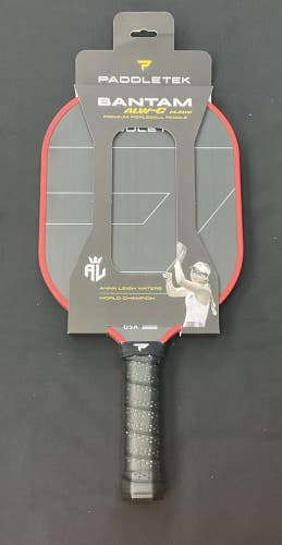 Paddletek Bantam ALW-C 14.3mm Pickleball Paddle (Red).