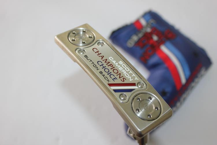 SCOTTY CAMERON CHAMPION'S CHOICE BUTTON BACK NEWPORT 2 PLUS PUTTER - 34"
