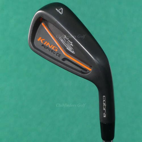 Cobra Golf King Forged CB Black Single 4 Iron KBS Tour Lite Steel Regular