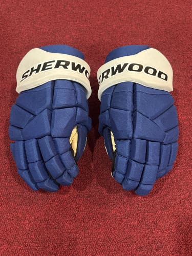 Tampa Bay Lightening Sher-Wood Rekker Morph pro-stock Gloves (New) Item#TBO