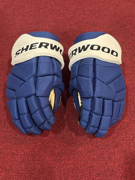 Tampa Bay Lightening Sher-Wood Rekker Morph pro-stock Gloves (New) Item#TBO