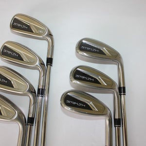 TAYLORMADE STEALTH HD 5-PW, GW IRON SET - STIFF - 7 CLUBS