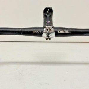 SCOTT Anatomic Drop 42cm Black Aluminum Drop Handlebar Ritchey 4 Axis 80mm Stem