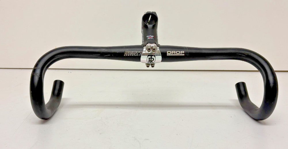 SCOTT Anatomic Drop 42cm Black Aluminum Drop Handlebar Ritchey 4 Axis 80mm Stem