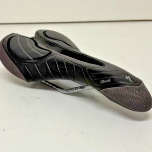 Specialized Riva Hollow CrMo Rail Women's Cutaway Bike Saddle Seat Black GREAT
