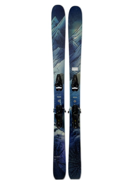 160cm Rossignol Black Ops Skis W/ Look SPX11 Bindings