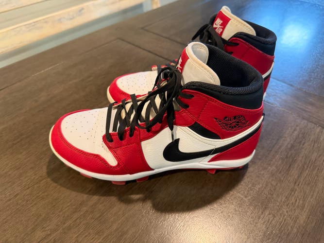 Nike Men’s Jordan 1 Retro MCS High Baseball Cleats - Size 9 (Used)
