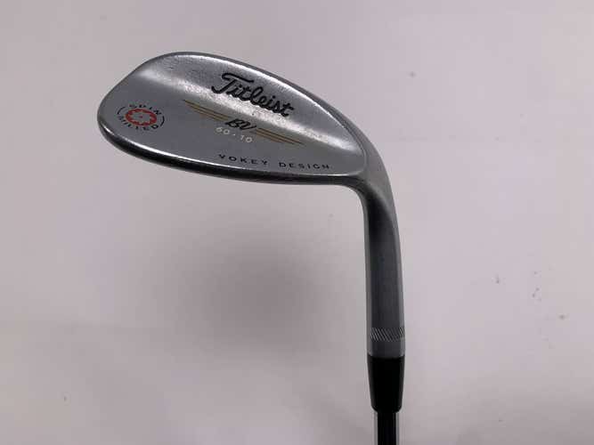 Titleist Vokey Spin Milled CC Chrome Lob Wedge LW 60* 10 Bounce Wedge Mens RH
