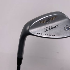 Titleist Vokey Spin Milled SM4 Chrome Sand Wedge SW 56* 11 Wedge Steel Mens LH