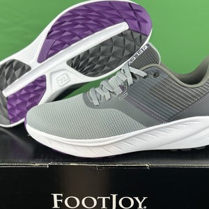 FootJoy Womens FJ Flex Spikeless Golf Shoes Style 95721  Grey/Purple Size 8 NEW