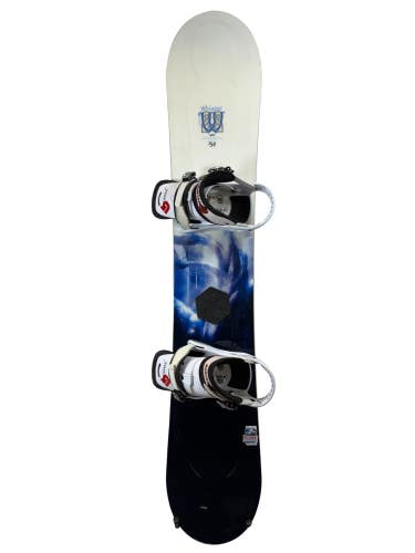 154cm Lamar Whisper Snowboard W/ Burton Feestyle Bindings