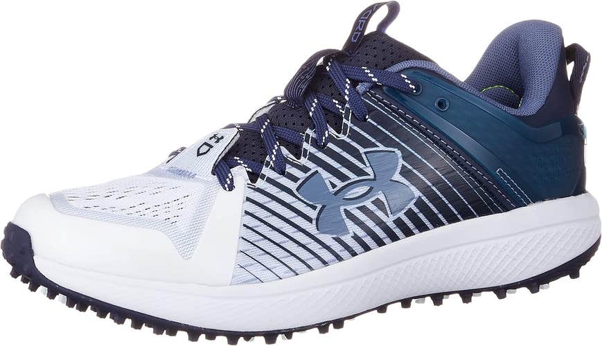 Under Armour Yard Turf Shoes - Blue/White Size 6 (Used)
