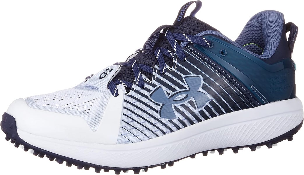 Under Armour Yard Turf Shoes - Blue/White Size 6 (Used)