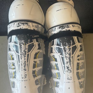 Senior CCM ASV Pro 16" Shin Pads Pro Stock (Used) Indy Fuel Team Issue