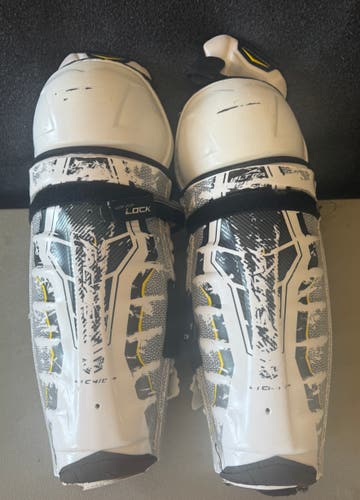 Senior CCM ASV Pro 16" Shin Pads Pro Stock (Used) Indy Fuel Team Issue