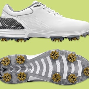 Callaway Newport Waterproof Leather Golf Shoes White Size 10.5 Medium D New