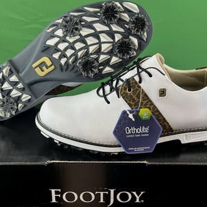 FootJoy Womens Premier White/Leopard Golf Shoes 99041 Size 7 Medium NEW in Box!