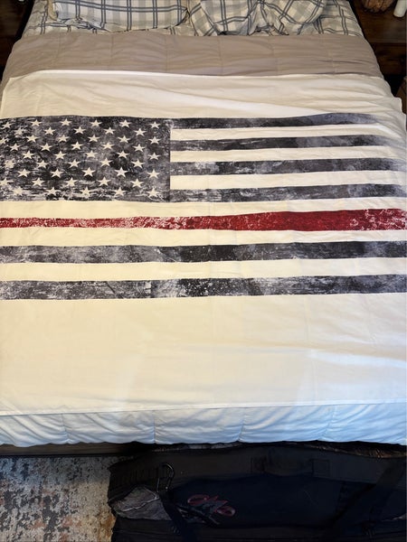 Society6 American Flag Baseball Bat Wall Tapestry