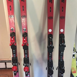 2024 Stockli LASER GS FIS 188 cm Racing Skis With Bindings Max Din 16 (Used) - two pair