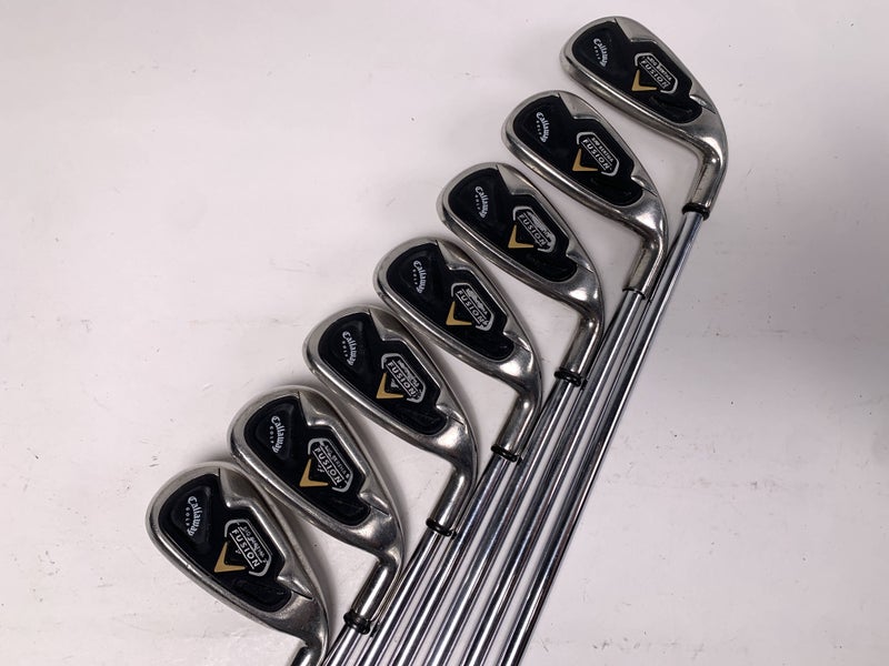 Callaway Fusion Iron Set 5-PW+AW Uniflex Steel Mens RH