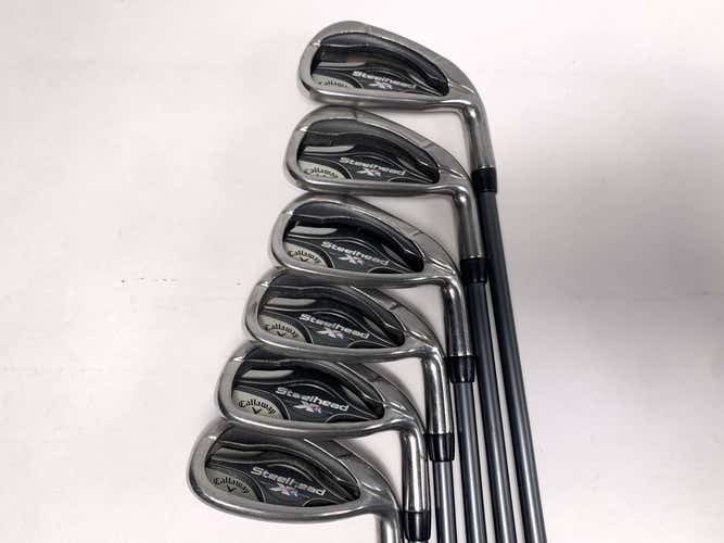 Callaway Steelhead XR Iron Set 6-PW+GW Matrix Ozik Program F15 55g Senior RH