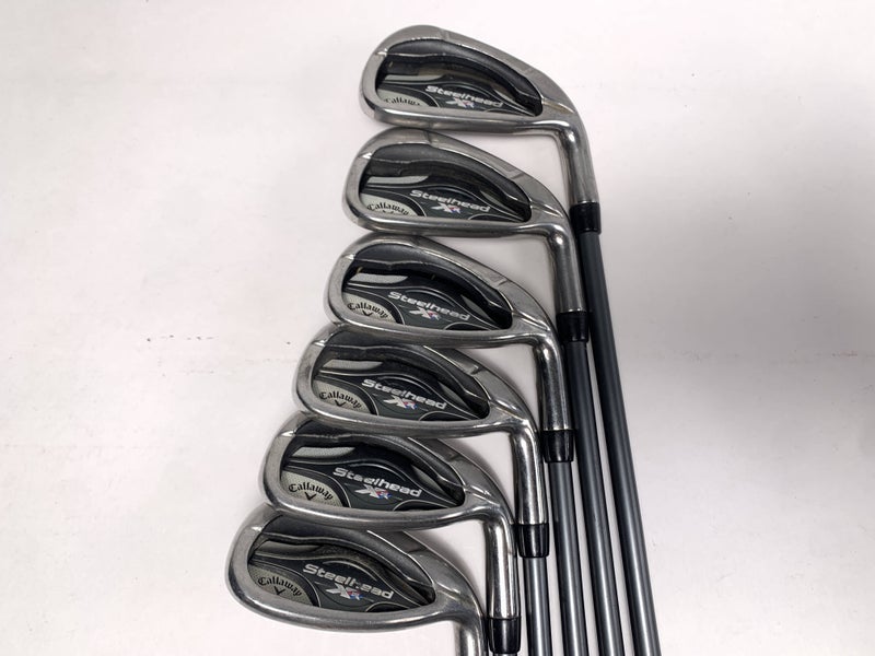 Callaway Steelhead XR Iron Set 6-PW+GW Matrix Ozik Program F15 55g Senior RH