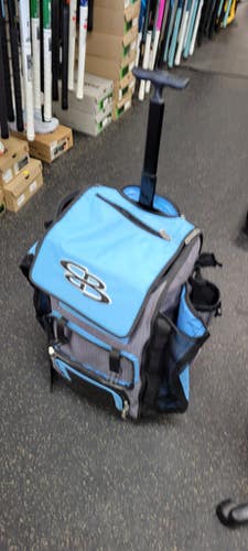 Used BoomBah ROLLER BAG BB/SB Player Wheeled Bag Royal Blue 11497-S000152904