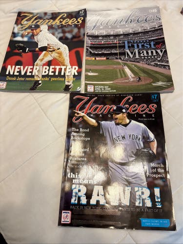 New York Yankees Vintage Official Program Lot