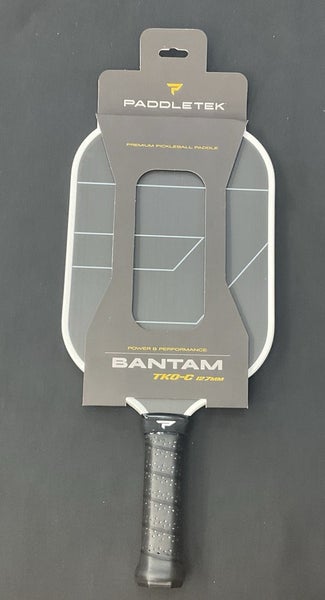 Paddletek Bantam TKO-C 12.7mm Pickleball Paddle (Titanium White).