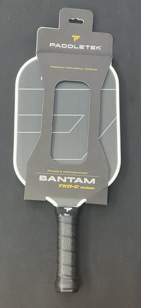 Paddletek Bantam TKO-C 14.3mm Pickleball Paddle (Titanium White).