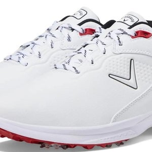 Callaway Solana  TRX V3 Mens Spiked Golf Shoes White Size 10.5 Wide 2E NEW!