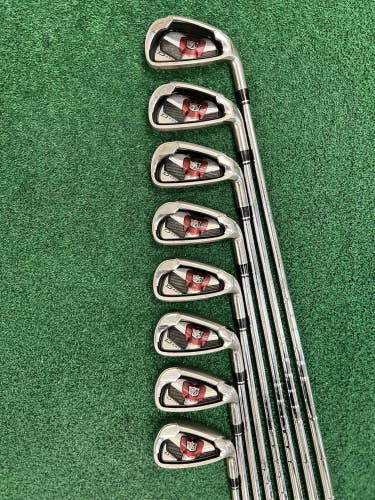 Wilson Staff D100 Iron Set 4-PW+GW Men's Right Hand Regular Flex Steel Shafts