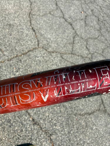 2023 Louisville Slugger Select PWR Hybrid BBCOR Certified Bat (-3) 33" (Used)