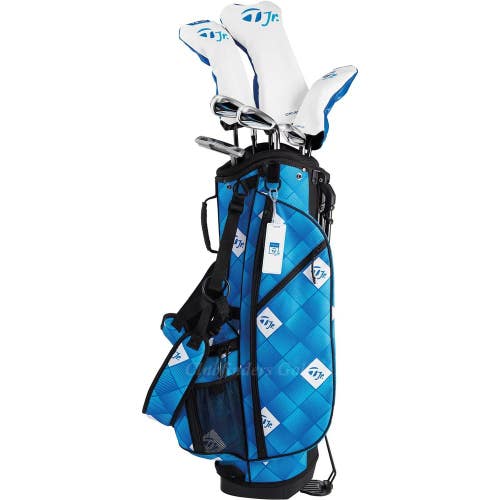 NEW Team TaylorMade Junior 7-Piece Complete Club Set w/ Matching Stand Bag