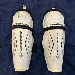 Senior Winnwell AMP 500 16" Shin Pads (Used)