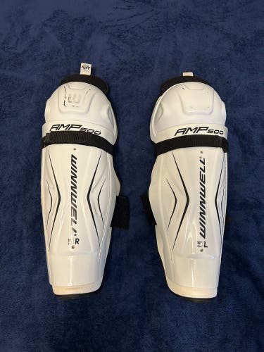 Senior Winnwell AMP 500 16" Shin Pads (Used)