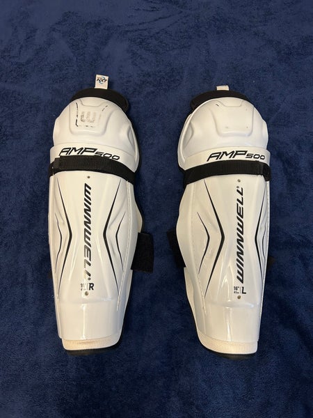 Senior Winnwell AMP 500 16" Shin Pads (Used)