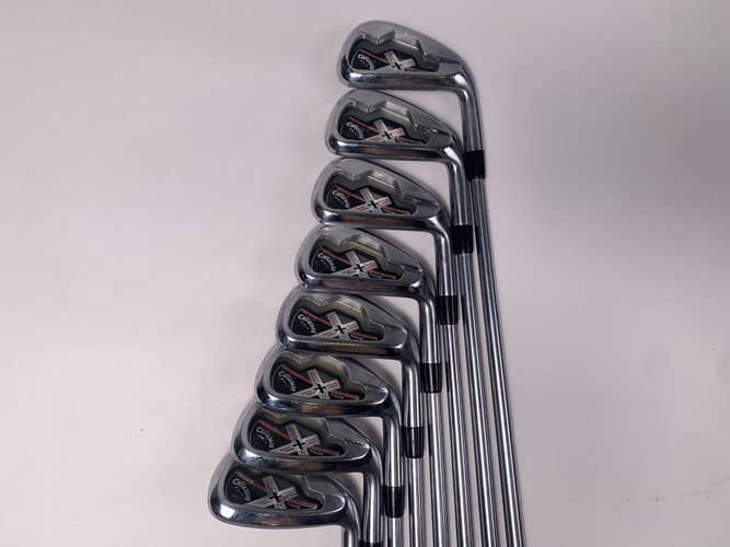 Callaway X Tour Iron Set 3-PW Project X Rifle Precision Stiff Steel Mens RH