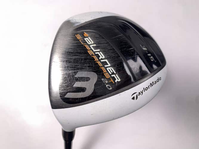 TaylorMade Burner Superfast 2.0 3 Fairway 15* Matrix Ozik XCON-4.8 Regular LH